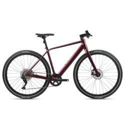 Orbea VIBE H30 Metallic Dark Red - bicicletă electrică urbană