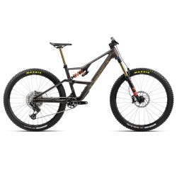 Bicicletă MTB All Mountain full suspension Orbea OCCAM LT M-TEAM - Cosmic Carbon View | Metallic Olive Green (Gloss)