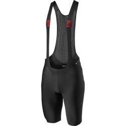 Castelli - pantaloni ciclism scurti cu bretele Premio Black Bibshort - negru