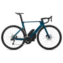 Orbea ORCA AERO M31eLTD PWR Borealis Blue - Carbon Raw - bicicletă șosea racing aero