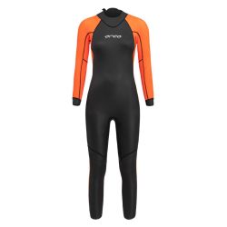 Orca - costum neopren ape deschise pentru femei vizibilitate sporita W Vitalis OpenWater HI VIS wetsuit - negru portocaliu