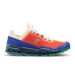 On Cloudultra - pantofi alergare trail pentru barbati - albastru portocaliu verde Flame | Storm