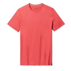 Smartwool - tricou sport barbati maneca scurta Short Sleeve Tee Slim Fit tee - rosu deschis pamant