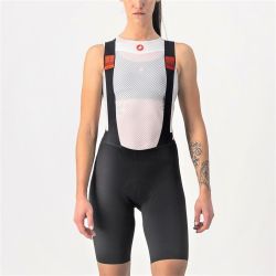 Castelli - pantaloni scurti pentru ciclism cu bretele pentru femei Premio Bibshort - negru