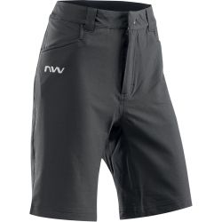 Northwave - pantaloni ciclism largi pentru femei escape wmn baggy pants - negru
