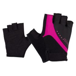 Ziener - mănuși ciclism degete scurte pentru femei Calinda Lady - negru roz fuchsia