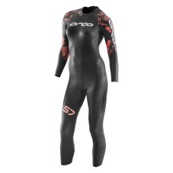 Orca - S7 costum neopren femei - negru portocaliu