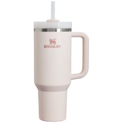 Stanley - termos tip sticla cu pai - Quencher H2.0 Flowstate Tumbler - Rose Quartz - 1.18 L