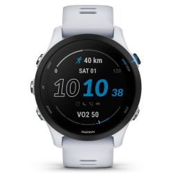Garmin - Forerunner 255 Music ceas multisport cu GPS - alb