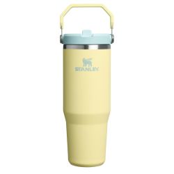 Stanley - termos tip sticla cu pai - Iceflow Flip Straw Tumbler 2.0 - galben - 0.89 L