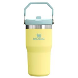 Stanley - termos tip sticla cu pai - IceFlow™ Flip Straw Tumbler - 0.6L - galben