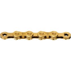 KMC - lant - 12 viteze - X12 Ti-N - gold - 126 Zale - ceruit