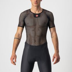 Castelli - bluza de corp cu maneca scurta - Core Mesh 3 SS - 20-30 gr C - negru