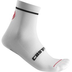 Castelli - sosete ciclism - Entrata 9 Sock - alb