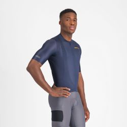 Castelli - tricou ciclism maneca scurta regular fit - Unlimited Entrata 3 Jersey - albastru belgian