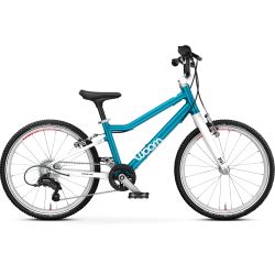Bicicleta copii Woom 4 Go cu roti 20" albastru metalic