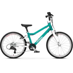 Bicicleta copii Woom 4 Go cu roti 20" turcoaz Metallic Petrol
