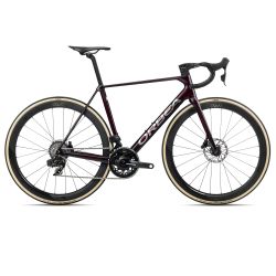 Bicicletă șosea race Orbea ORCA M21eLTD PWR - Wine Red Carbon View | Titanium (Gloss)