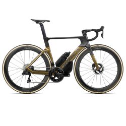 Bicicletă șosea race aero Orbea ORCA AERO M10iLTD - Olive Green (Gloss) | Carbon Raw (Matt)