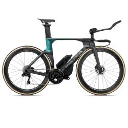 Bicicletă șosea triatlon Orbea ORDU M10iLTD - Diamond Carbon View (Matt) | Evasion Green (Gloss)