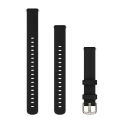 Garmin - curea silicon - Lily 2 - 14 mm - black | cream gold