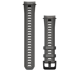 Garmin curea silicon cu latime de 22mm gri Charcoal - pentru Instinct E 45 mm