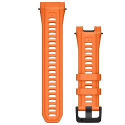 Garmin curea silicon cu latime de 26mm portocaliu Solstice - pentru Instinct 3 50 mm