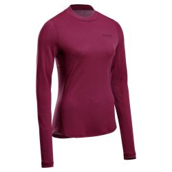 CEP - bluza cu maneca lunga - cold weather merino shirt long sleeve - purple