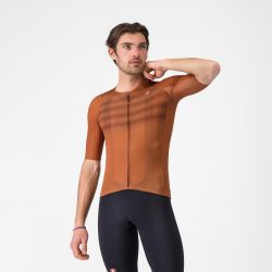 Castelli - tricou ciclism maneca scurta race fit - Aero Race 8S Jersey - 18-36 gr C - mocha