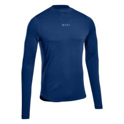 CEP - bluza cu maneca lunga - cold weather merino shirt long sleeve - blue