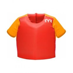 TYR - bluza cu centura copii - Kids Flotation Shirt - rosu
