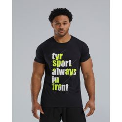 TYR - tricou casual - Graphic Tee - negru I lime