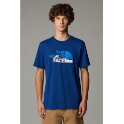 The North Face - tricou - M Mountain Line - Albastru