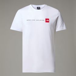 The North Face - tricou - M Never Stop Exploring - Alb