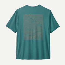 Patagonia - tricou - M Capilene Cool Daily Graphic - Albastru