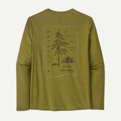 Patagonia - bluza - M Capilene Cool Daily Graphic Lands - Verde