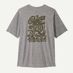 Patagonia - tricou - M Capilene Cool Daily Graphic Lands - Gri