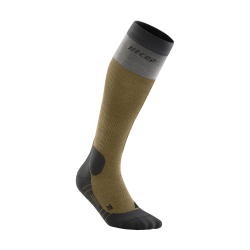 CEP - sosete compresie inalte - Hiking Light merino Socks W - Sand I Grey