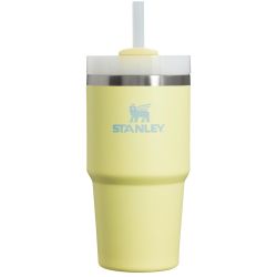 Stanley - termos tip sticla cu pai - Quencher H2.0 FlowState - Galben - 0.6L