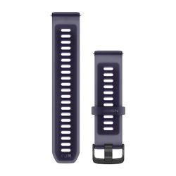Garmin - curea silicon - Quick Release 22 - Mov imperial translucid I Indigo cu carcasa slate