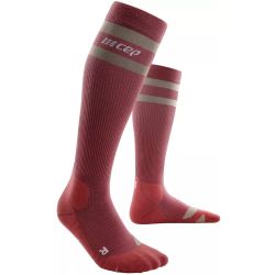CEP - sosete compresie inalte - hiking 80`s socks tall W - berry | sand