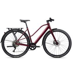 Bicicletă electrică urbană Orbea VIBE MID H30 EQ - Metallic Dark Red (Gloss)