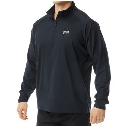 TYR - bluza cu maneca lunga tehnica - ALINC1/4ZIP - negru