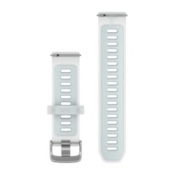 Garmin - curea silicon - Quick Release 20 - Whitestone translucid I Cloud blue cu hardware argintiu