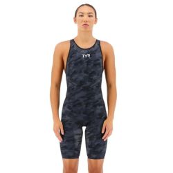 TYR - costum tehnic - Venzo Camo Open Back - negru | gri