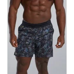 TYR - sort baie - Hydrosphere Unbroken Shorts Unlined 7" - gri | multicolor