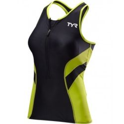 TYR - maiou triatlon - Tri Tank Comp W - negru lime