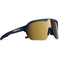 Ochelari de soare electro fotocromatici React Swiss OPTRAY ORION - lentila aurie si rama bleumarin