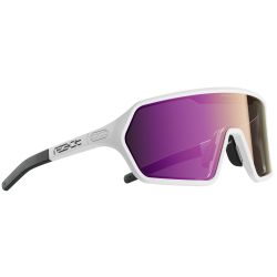 Ochelari de soare electro fotocromatici React Swiss REV NOVA - lentila mov si rama alba - masura M