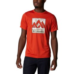 Columbia - Tricou Barbati Columbia Zero Rules Short Sleeve Graphic Shirt - rosu